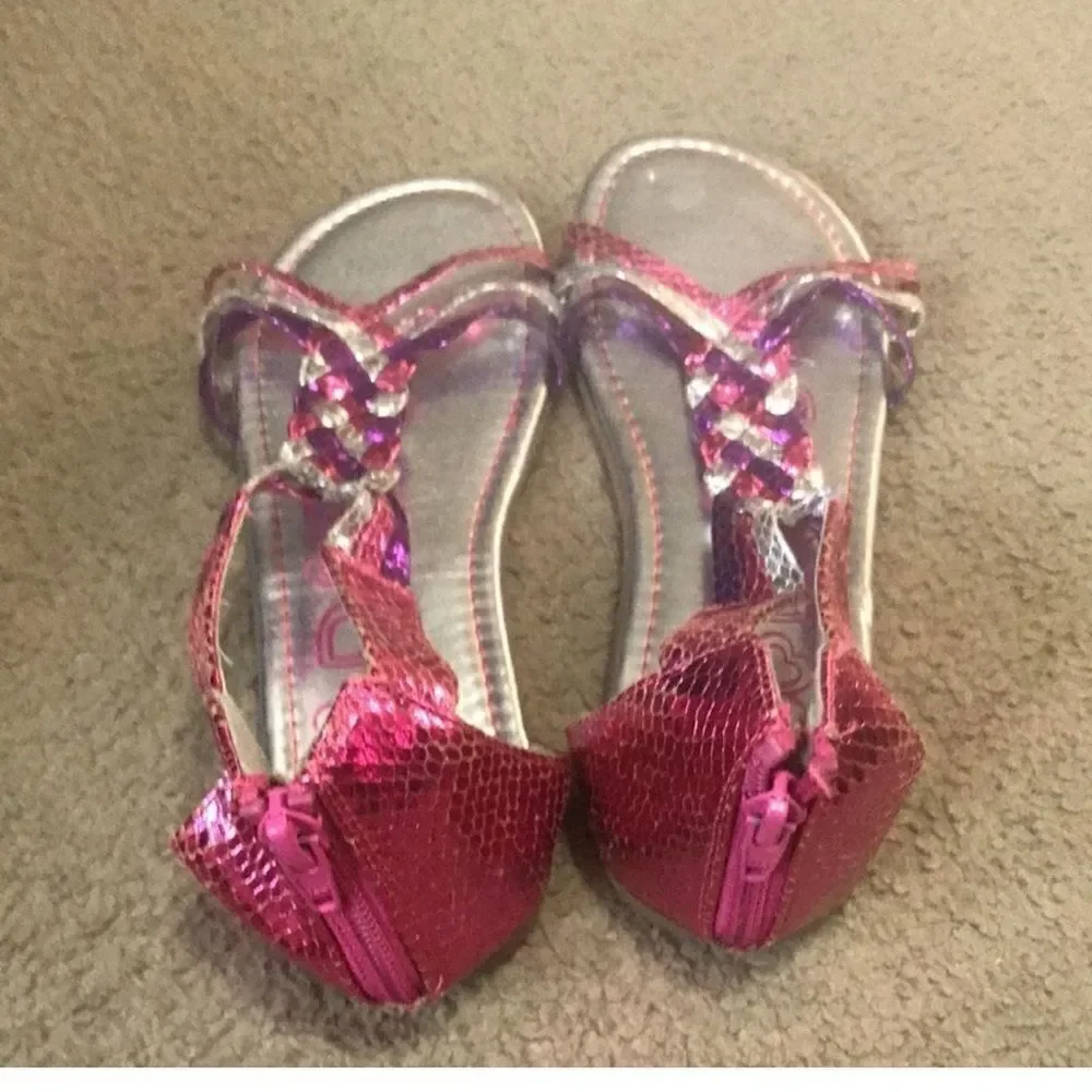 The Children's Place Pink and Purple Kids Sandals